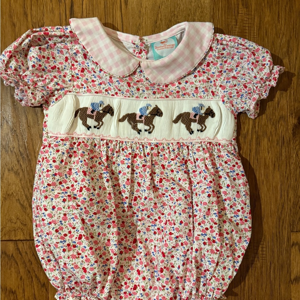 The Smocked Flamingo horse bubble